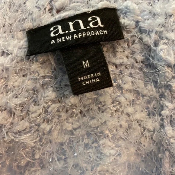 A.N.A Blue Turtleneck Sweatshirt - Picture 5 of 6